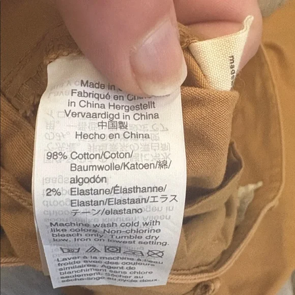 Madewell Pleated Taper Wide-Leg Pants - Picture 14 of 14